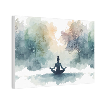 Peace Within Meditation Canvas Wall Art | Eco-Limited