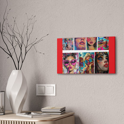 Pop Art Muse Canvas | Statement Wall Art