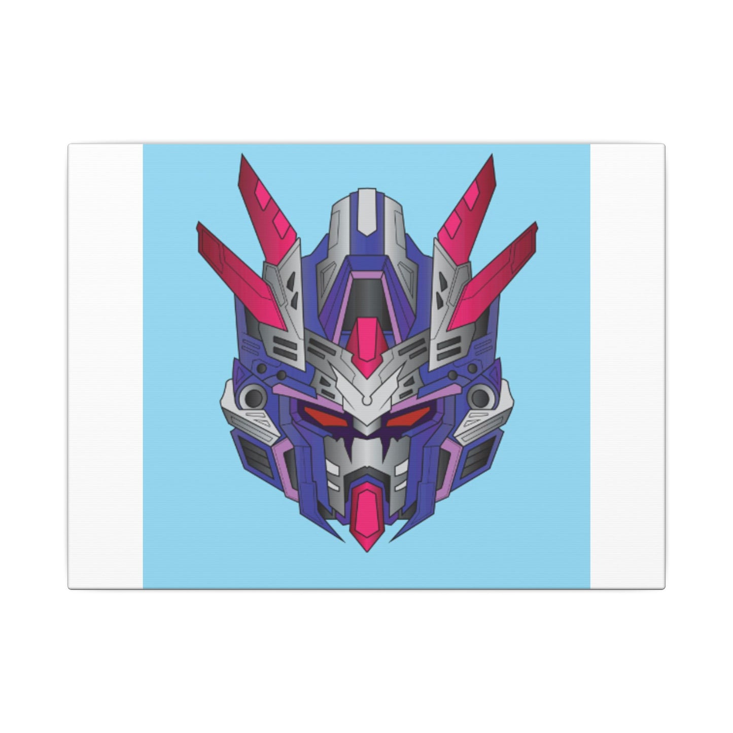 Mecha Warrior Helmet Organic Canvas