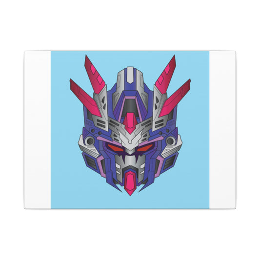 Mecha Warrior Helmet Organic Canvas