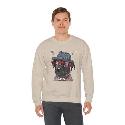 LOG Street Dog Art Sweatshirt | Eco-Limited