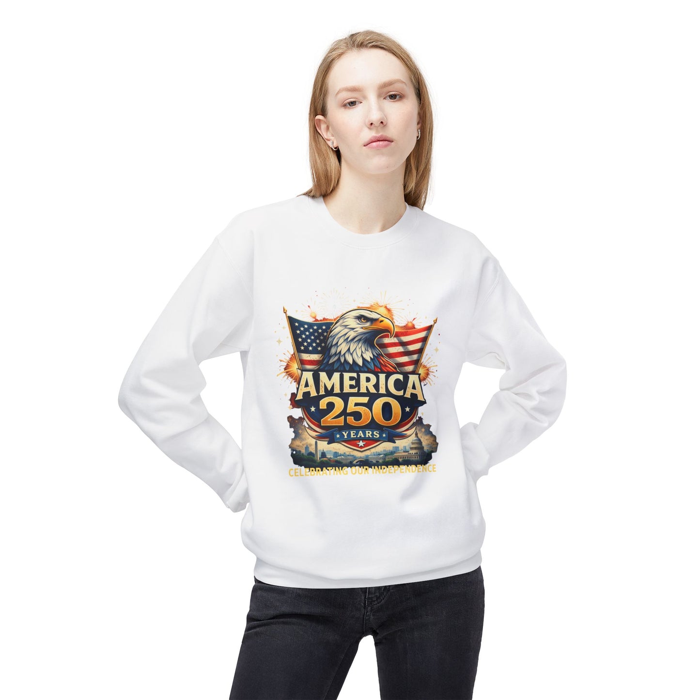 America 250 Years Independence Day Sweater | Eco - Limited
