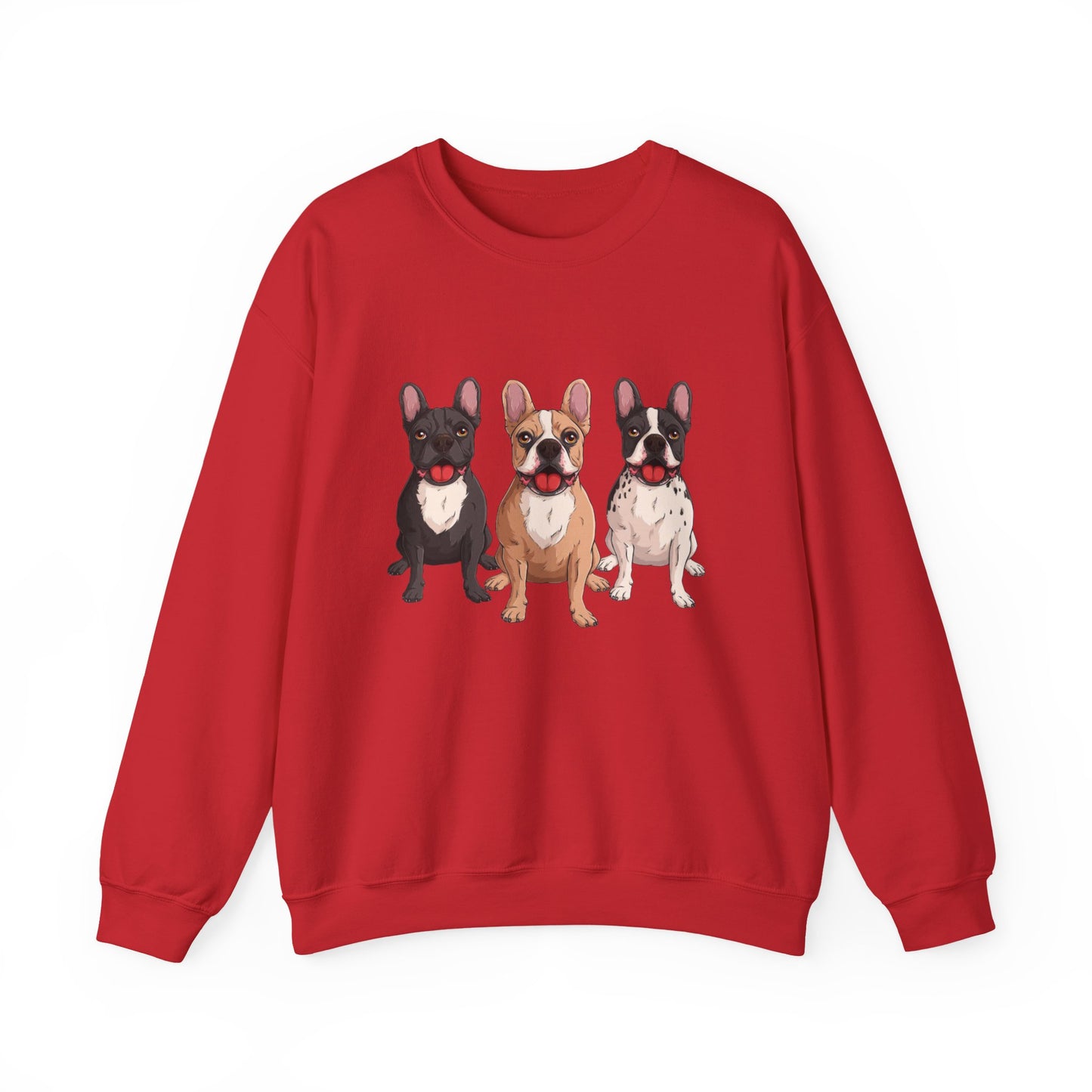 French Bulldog Trio Graphic Sweatshirt|Eco-Friendly - Limited