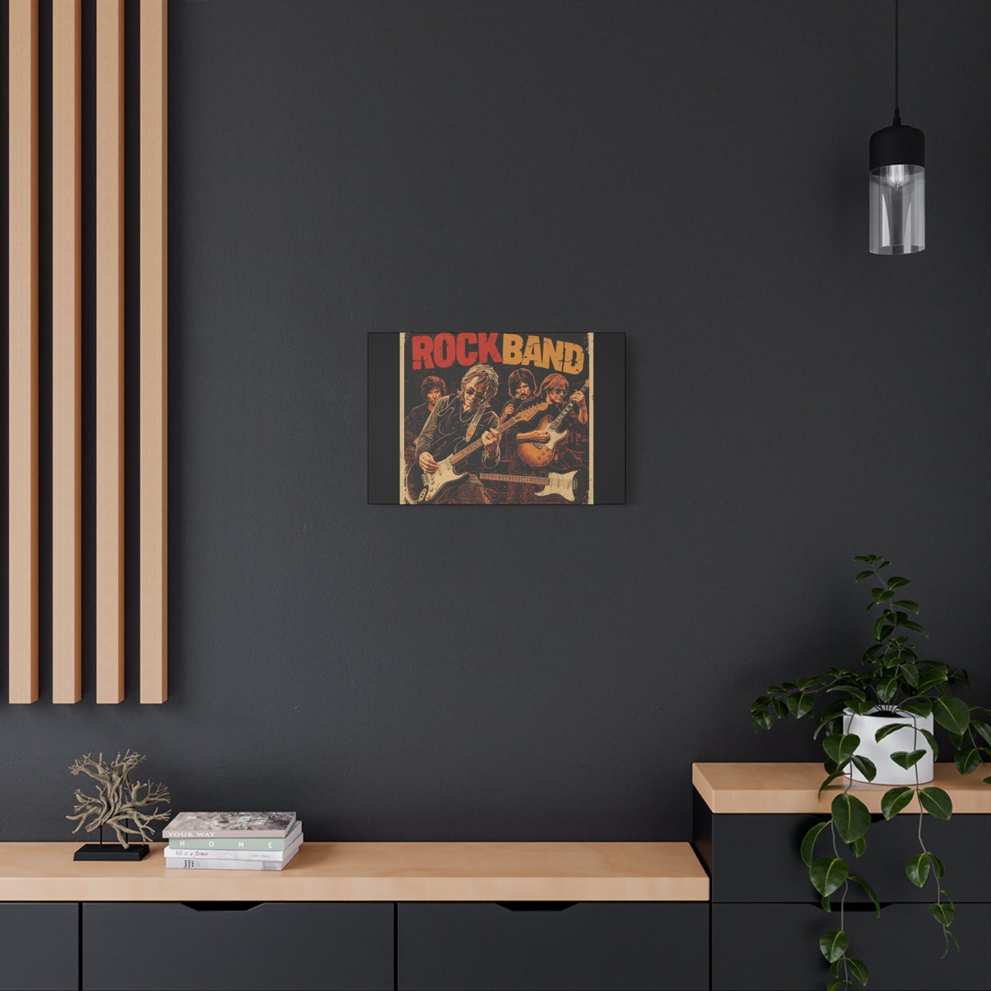 Rock Band Vintage Canvas Wall Art | Eco - Limited