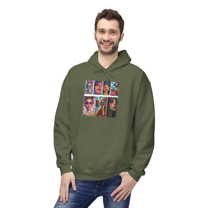 Color Pop Fashion Art Graphic Hoodie | Eco-Limited