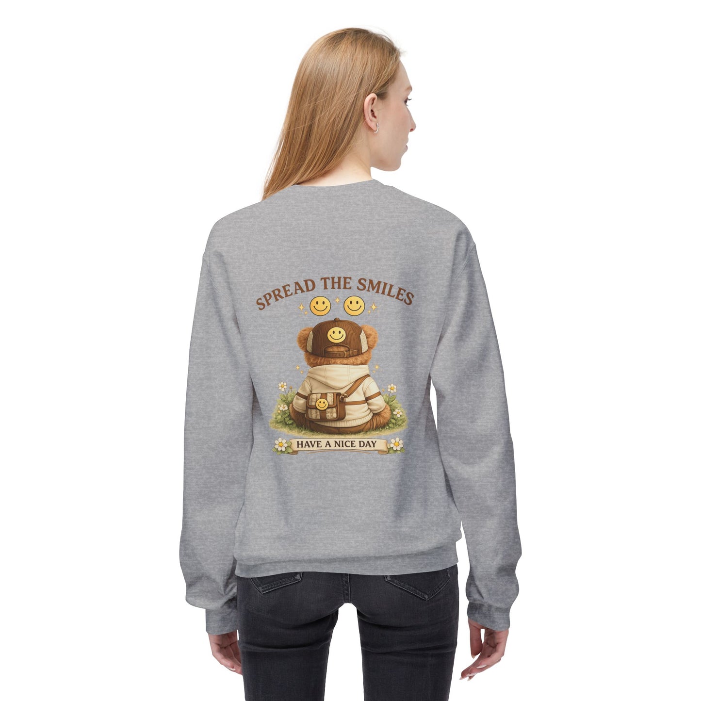 Spread the Smiles Bear Sweatshirt | Eco-Limited