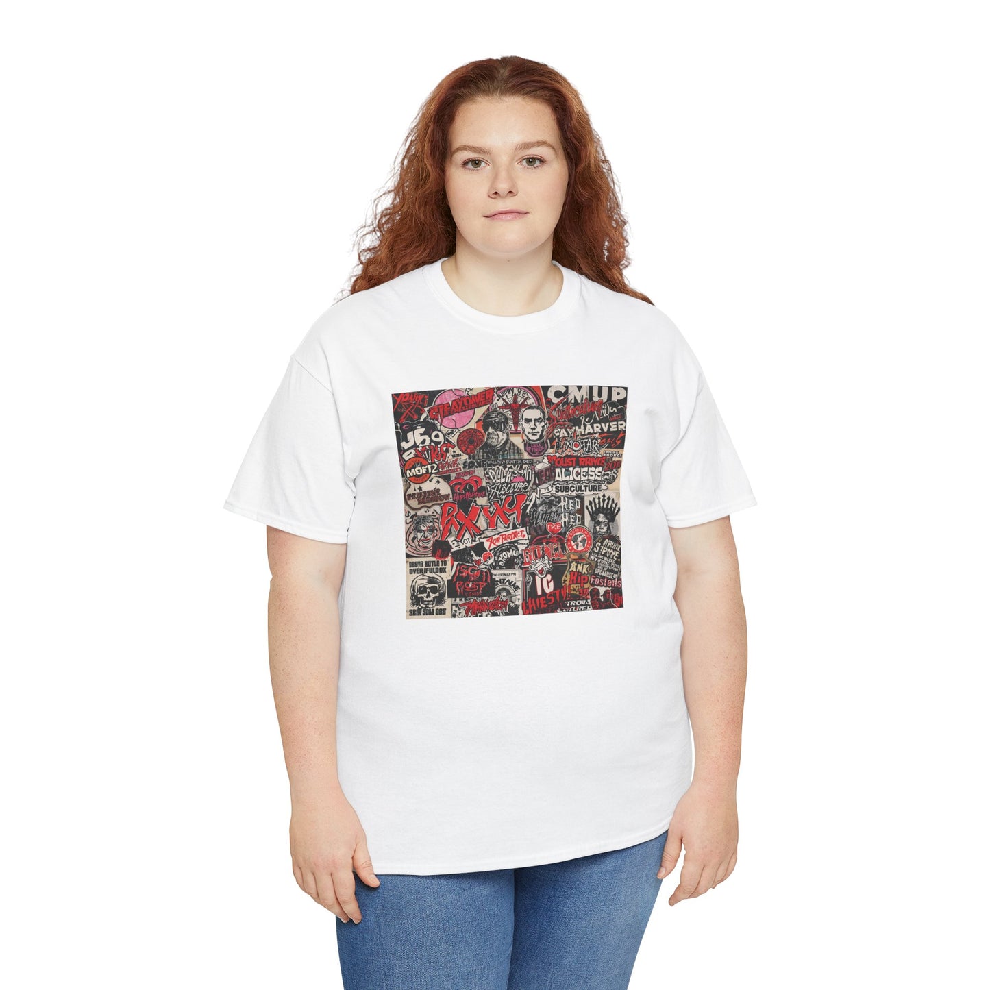 Vintage Punk Collage Graphic T-Shirt | Eco-Limited