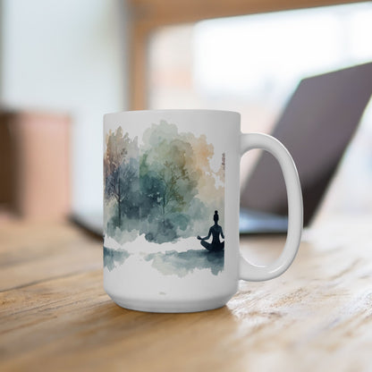 Calm Mind Meditation Ceramic Mug | Eco-Limited