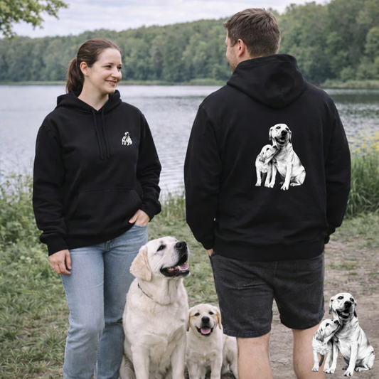 Gentle Bond Labrador Hoodie | Eco-Limited