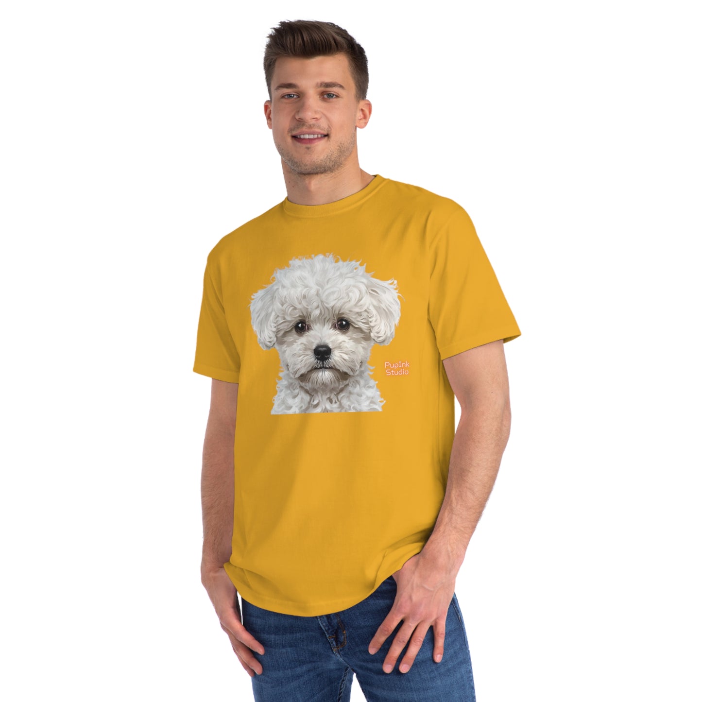 Organic Poodle Portrait T-Shirt | Organic-Limited