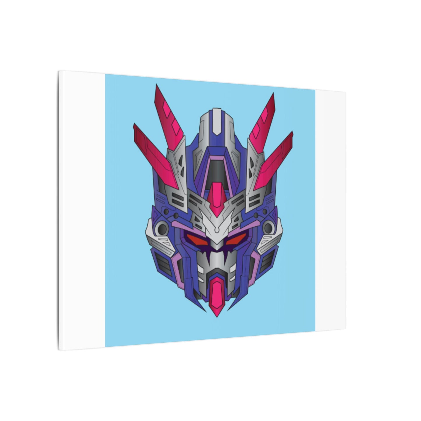Mecha Warrior Helmet Organic Canvas
