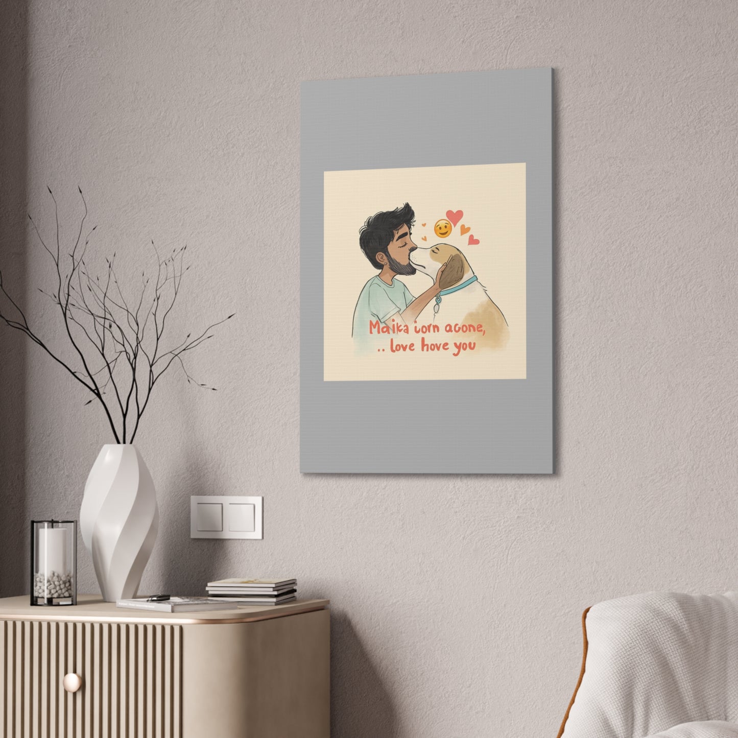 Love Never Leaves Canvas | Eco-Limited