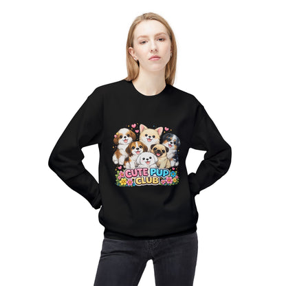 Cute Pup Club Graphic Sweater | Eco - Limited