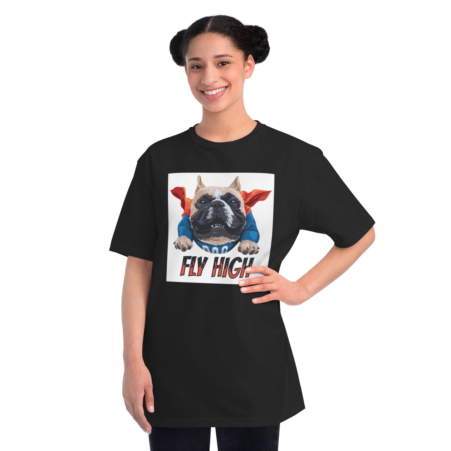 Organic Fly High Bulldog T-Shirt | Organic-Limited