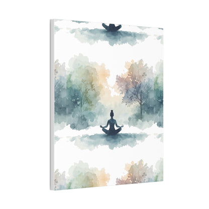 Peace Within Meditation Canvas Wall Art | Eco-Limited
