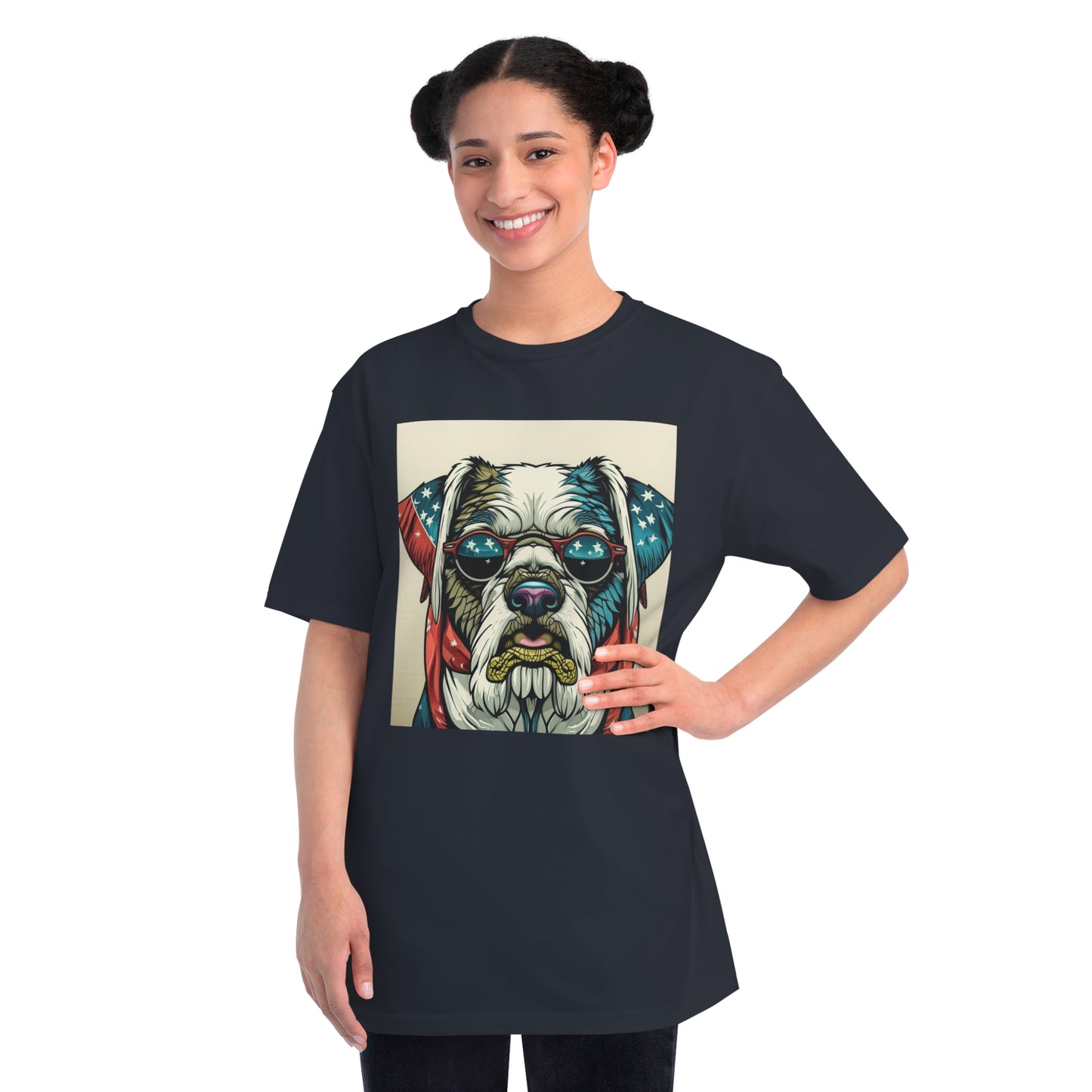 Patriot Dog Portrait T-Shirt | Eco - Limited