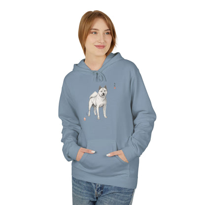 Korean Jindo Ink Illustration Hoodie | Eco-Limited