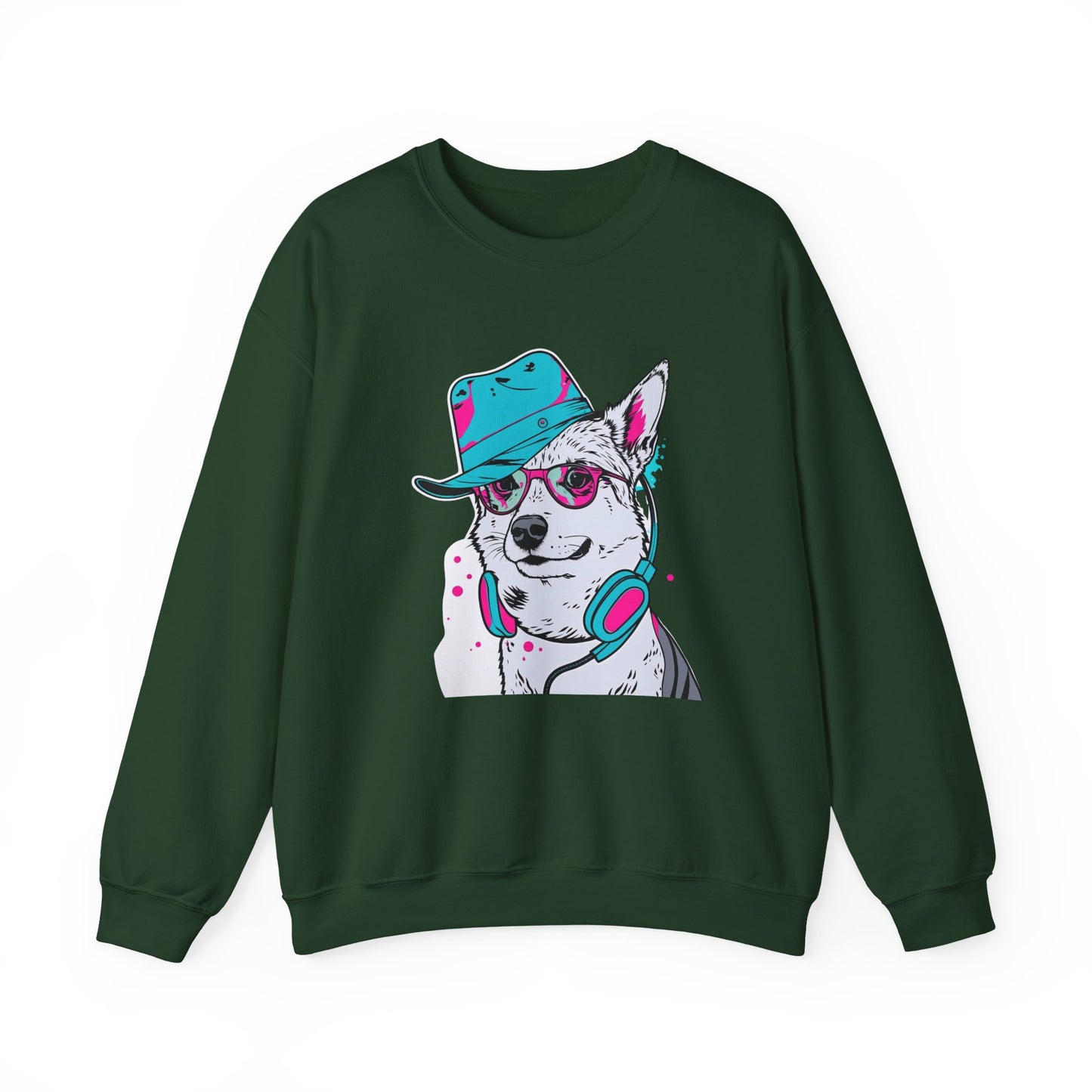 Urban DJ Dog Art Sweater | Eco-Limited
