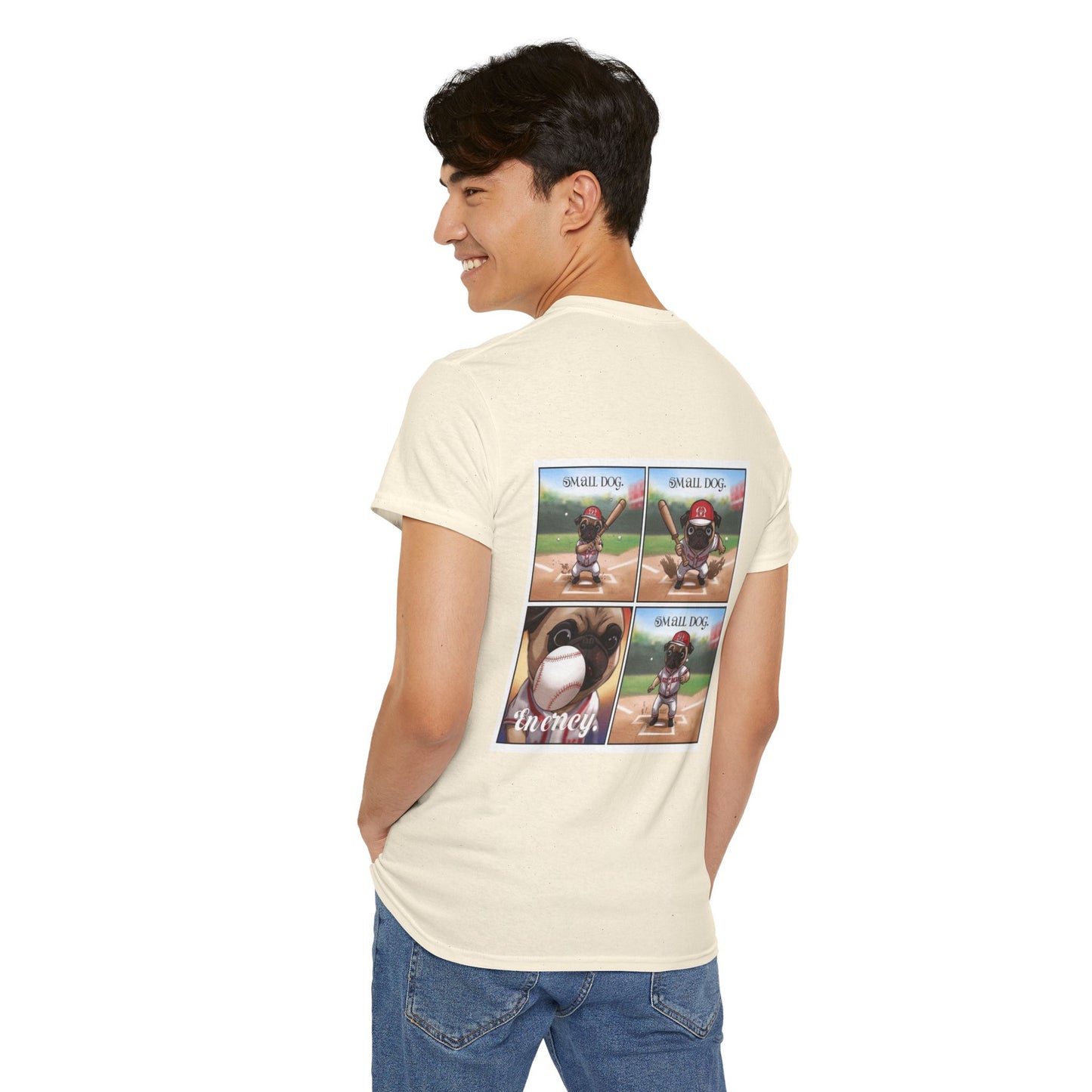 Small Dog Big Energy T-Shirt | Eco-Limited
