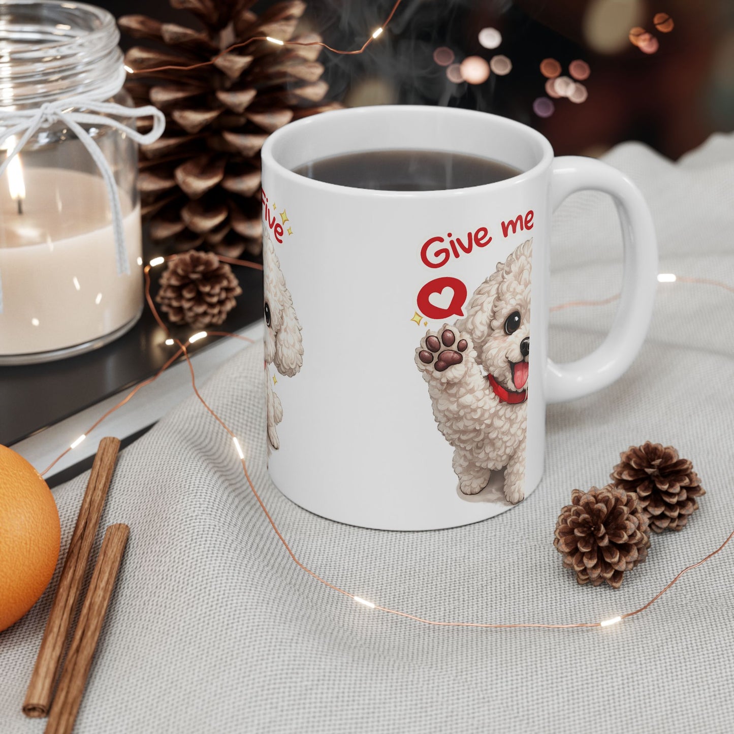 Give Me Five Dog Mug | Eco-Limited