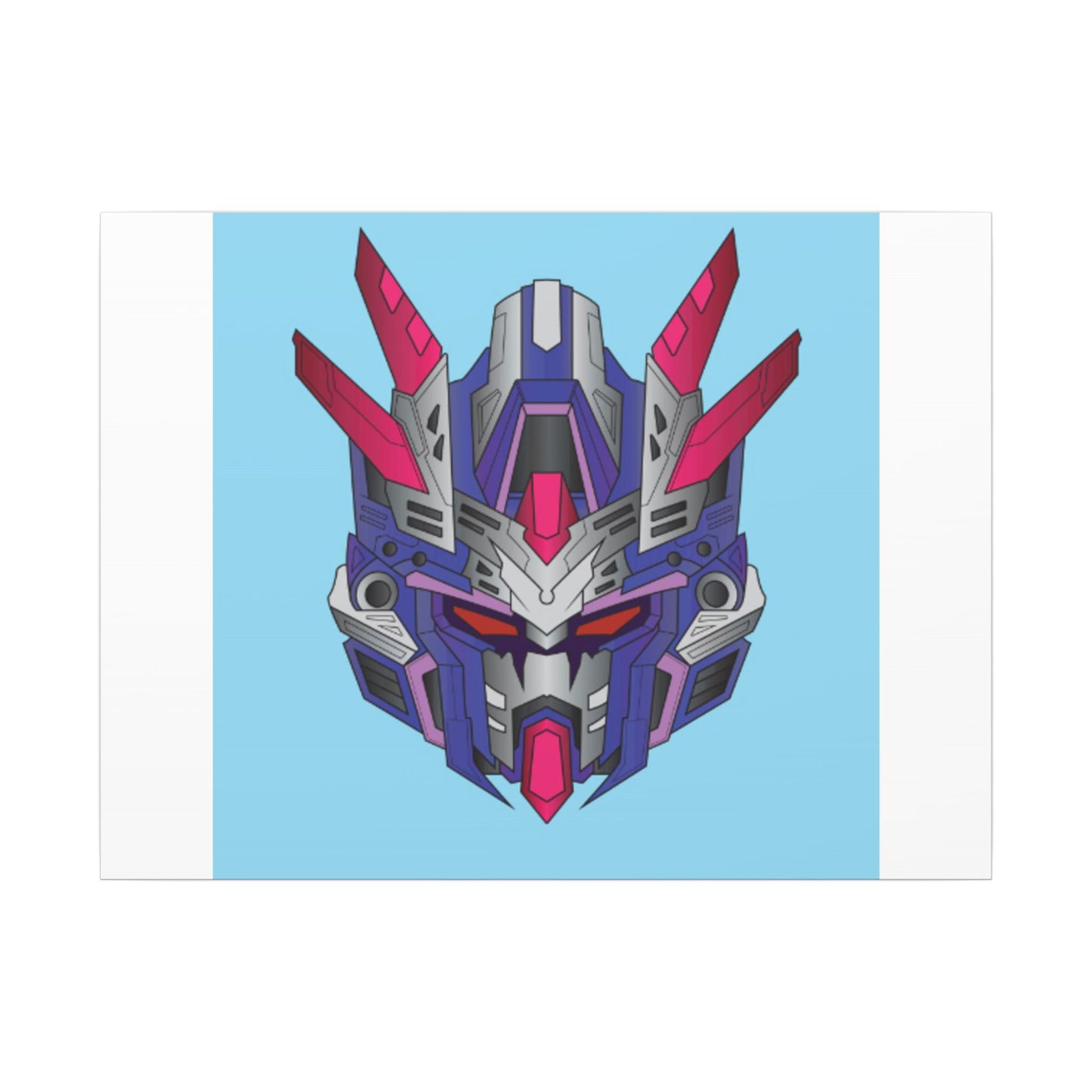 Mecha Warrior Helmet Organic Canvas