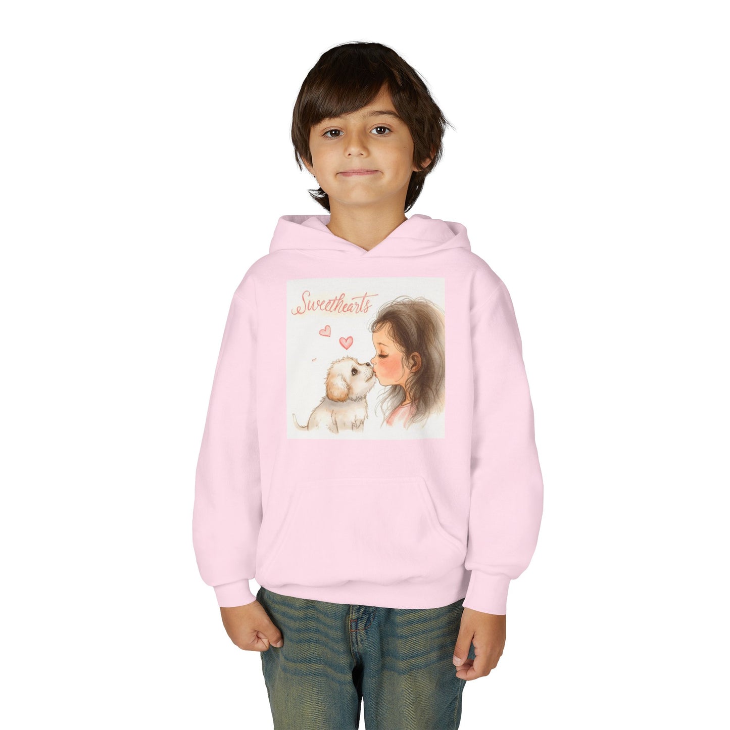 Sweethearts Puppy Moment Children Hoodie | Eco-Limited
