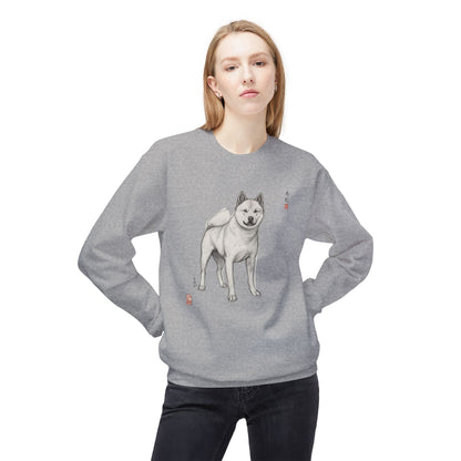 Korean Jindo Ink Illustration Sweatshirt | Eco-Limited