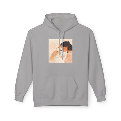 Dog Mom Love Moment Graphic Hoodie Gift | Eco-Friendly - Limited