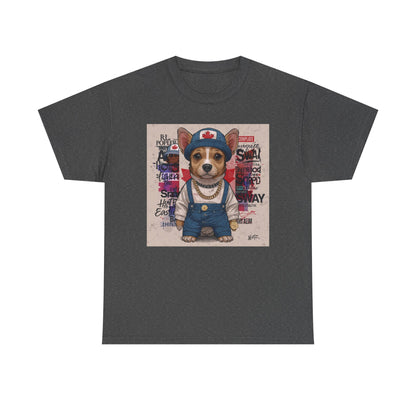 Lucky Street Pup Art T-Shirt | Eco-Limited