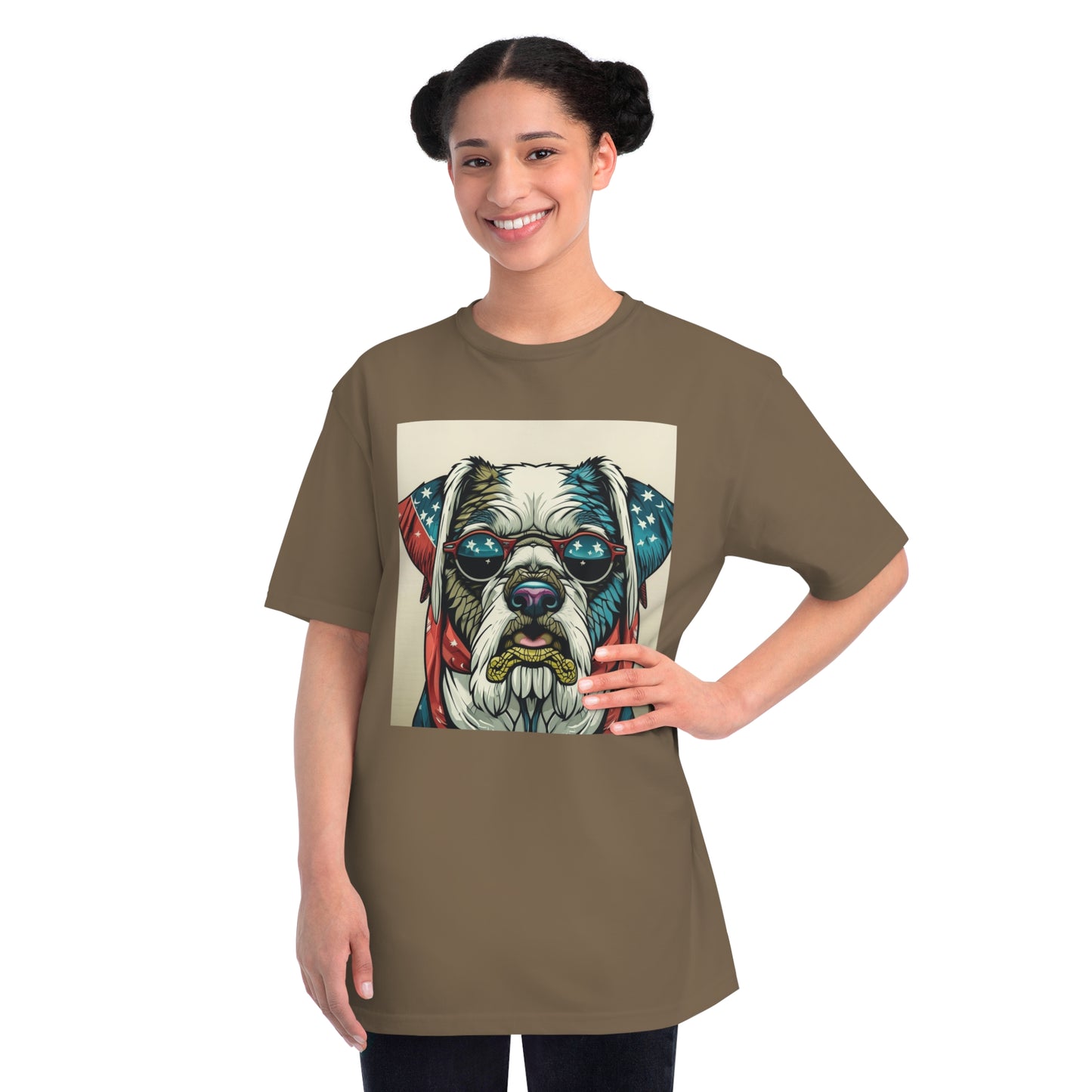 Patriot Dog Portrait T-Shirt | Eco - Limited