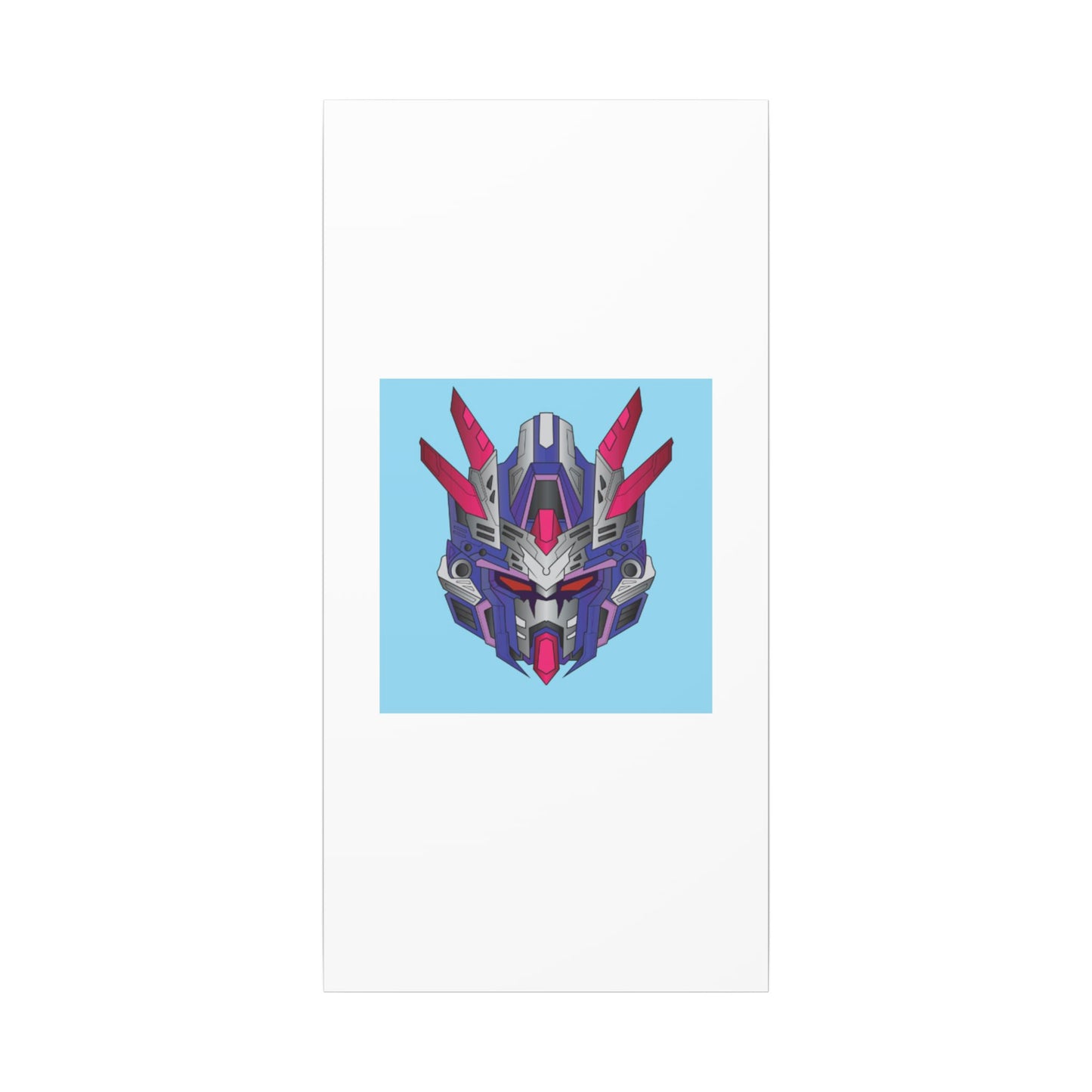 Mecha Warrior Helmet Organic Canvas