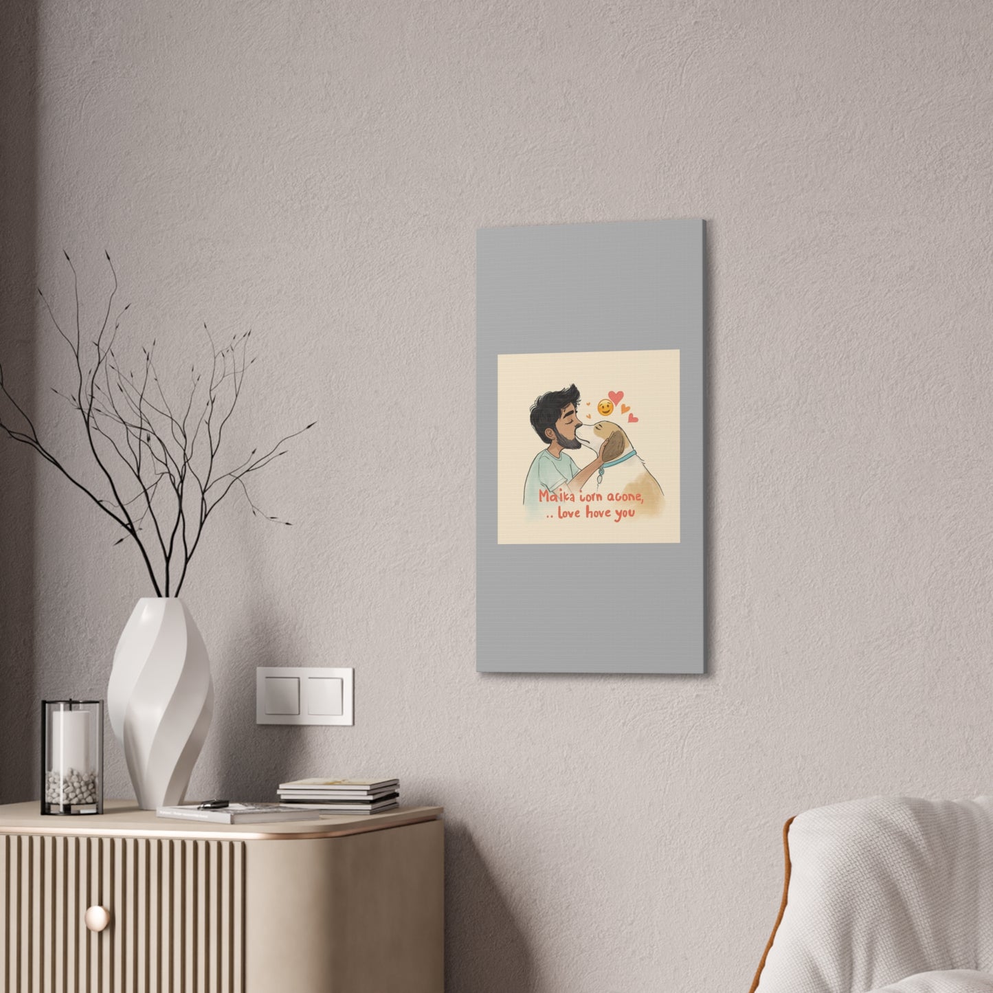 Love Never Leaves Canvas | Eco-Limited