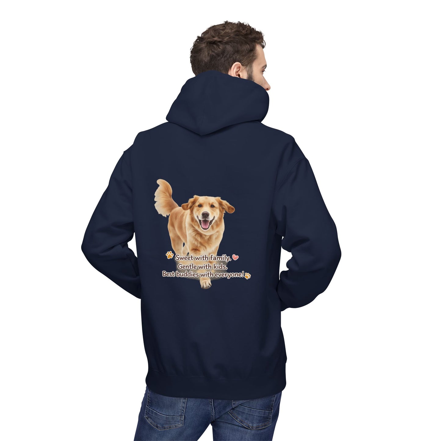 Golden Buddy Character Hoodie | Eco-Limited