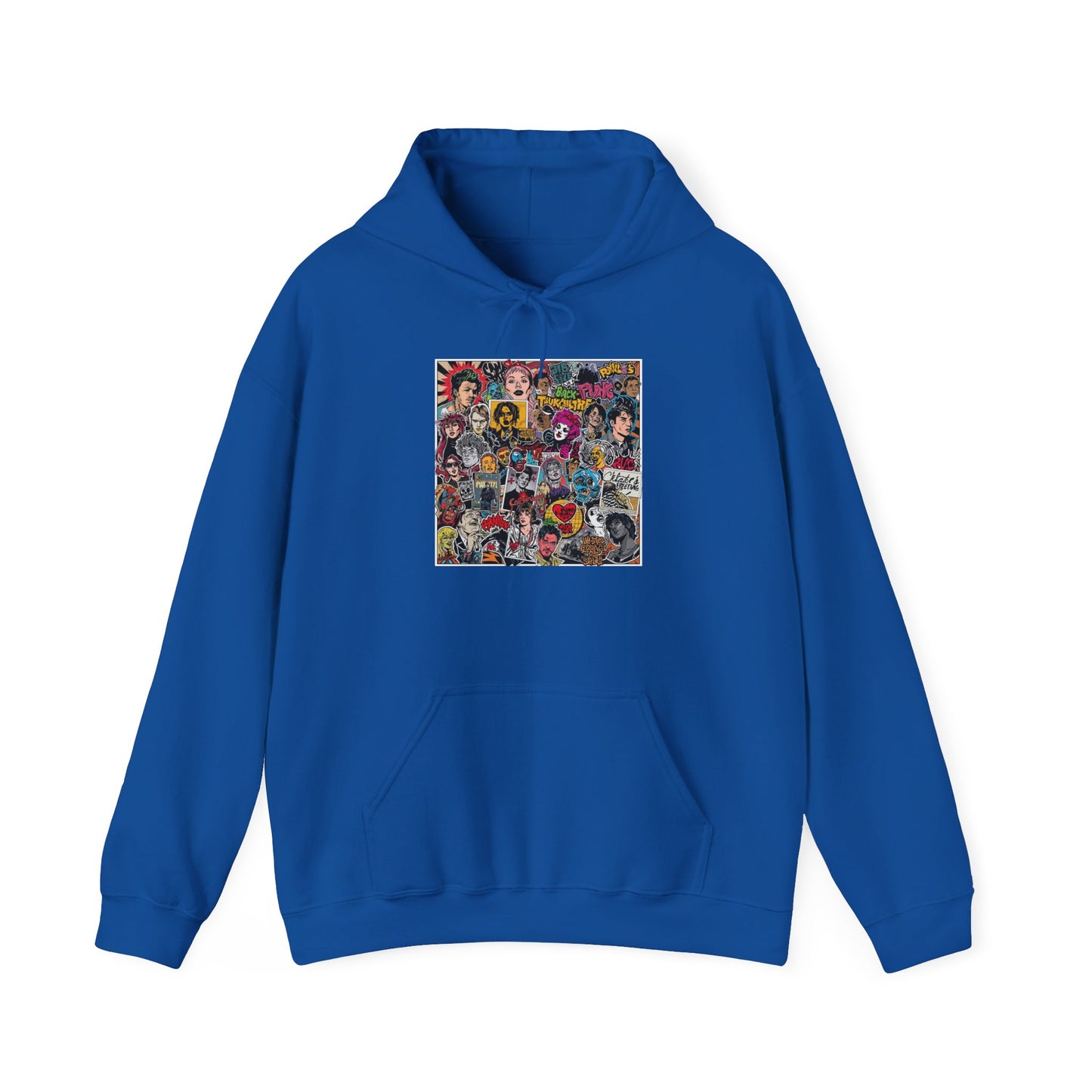 Rock Collage Street Art Hoodie | Eco-Limited