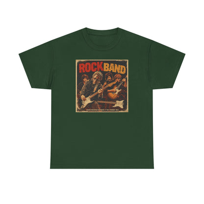 Rock Band Vintage Poster Art T-Shirt | Eco-Limited