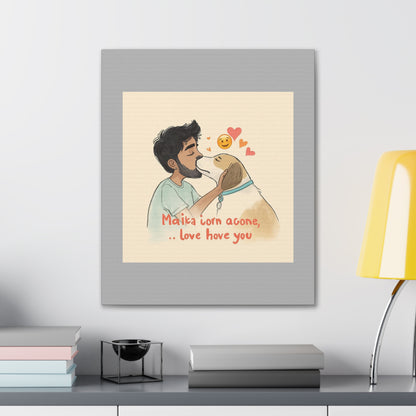 Love Never Leaves Canvas | Eco-Limited