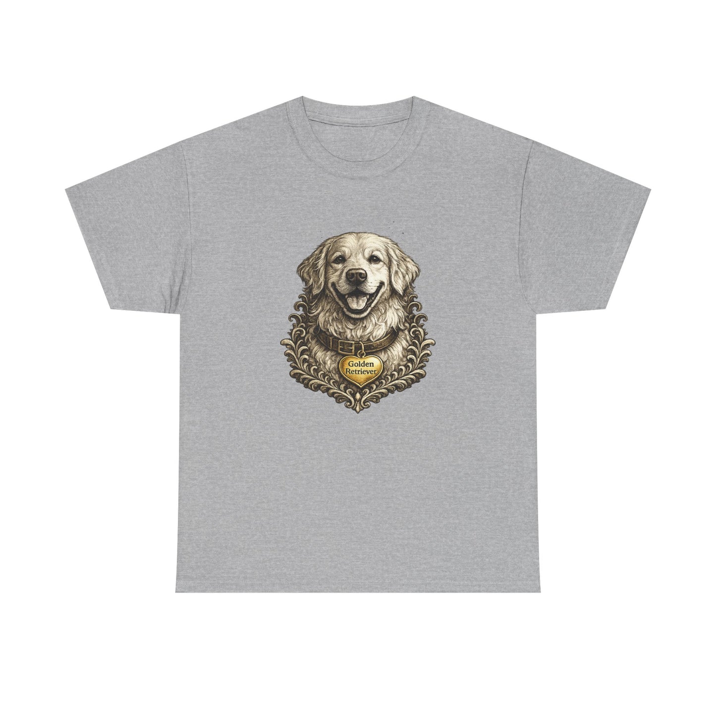 Golden Retriever Ink Illustration T-Shirt | Eco-Limited