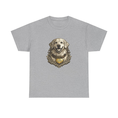 Golden Retriever Ink Illustration T-Shirt | Eco-Limited
