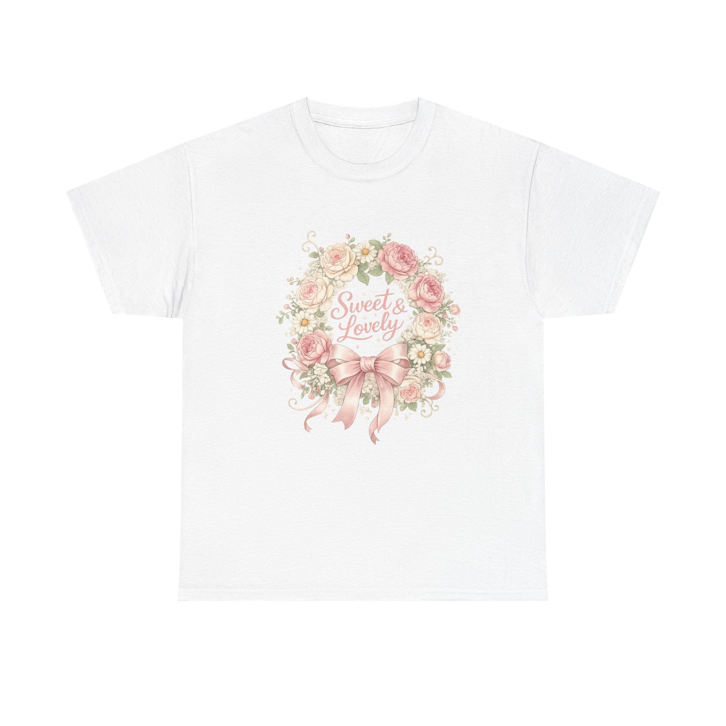 Sweet Lovely Floral LOVE T-Shirt | Eco-Limited