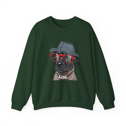 LOG Street Dog Art Sweatshirt | Eco-Limited