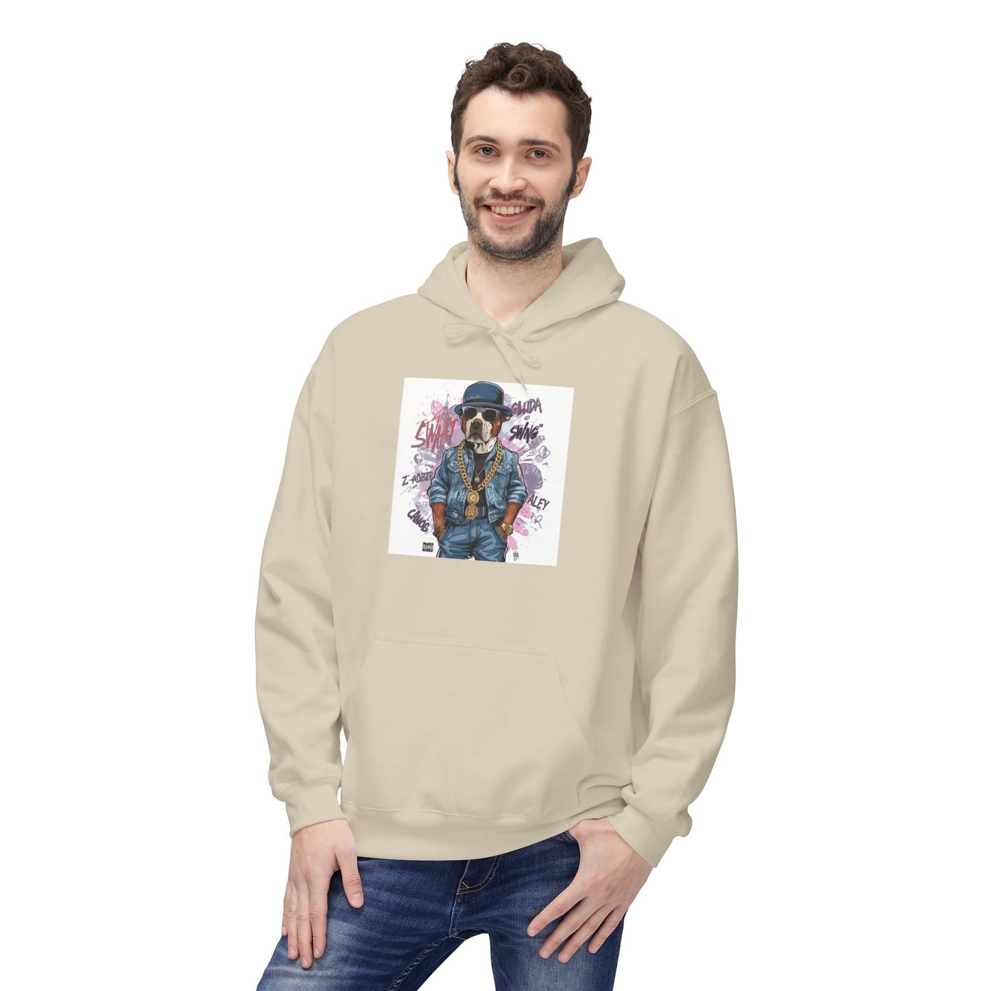 Street Swag Pup Graphic Hoodie | Eco-Limited