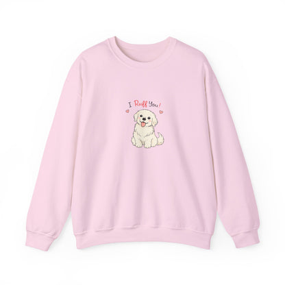 Ruff Love Puppy Graphic Sweatshirt | Eco-Limited