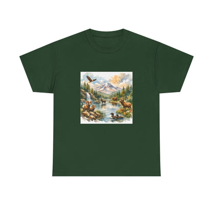 Wild American Landscape Graphic T-Shirt | Eco - Limited