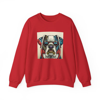 Patriot Dog Portrait Sweatshirt | Eco - Limited