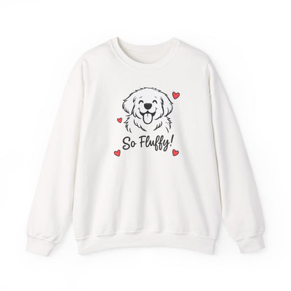 So Fluffy Puppy Graphic Sweatshirt | Eco-Limited