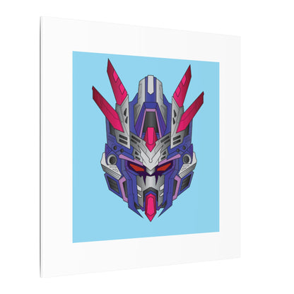 Mecha Warrior Helmet Organic Canvas