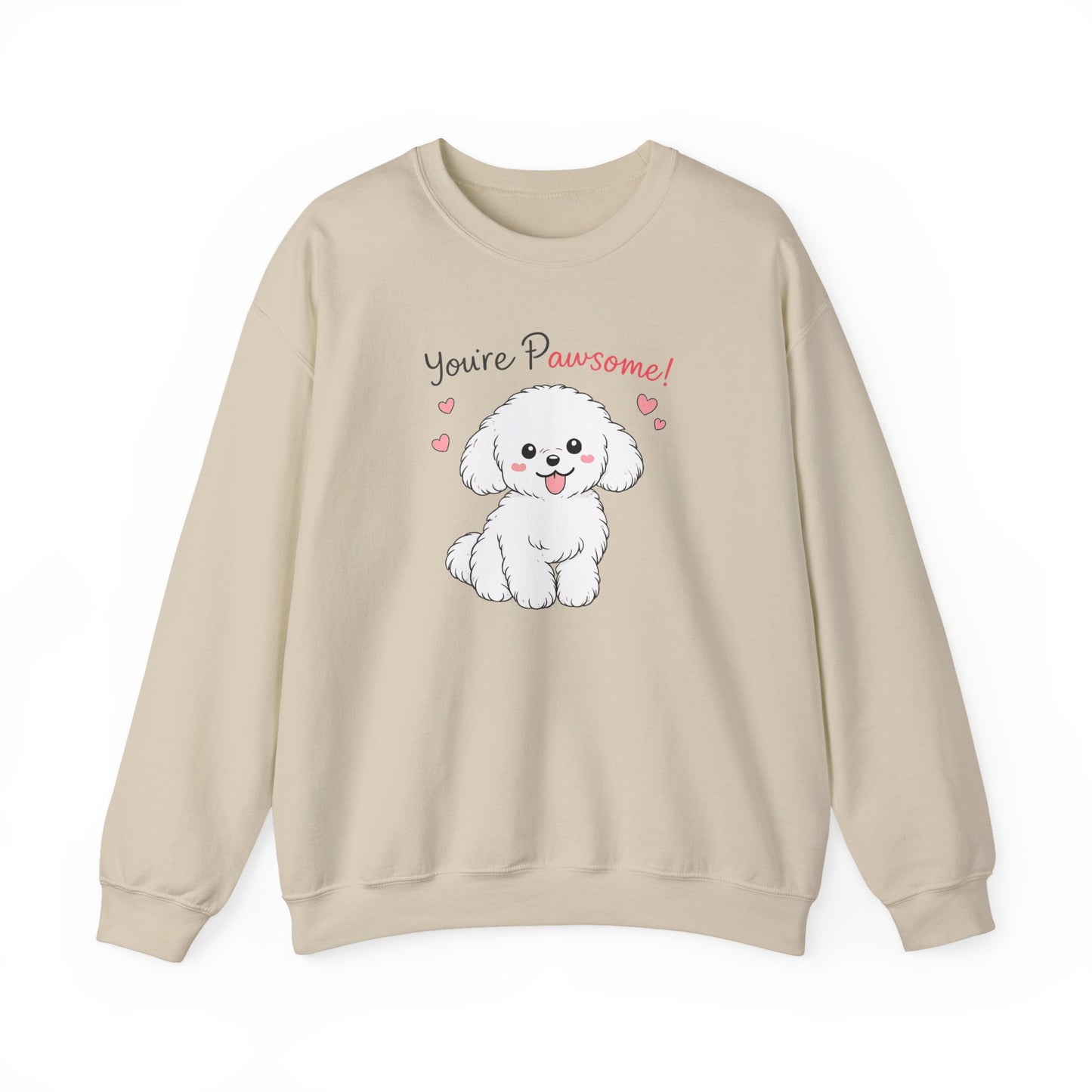 You're Awesome Puppy Graphic Sweater | Eco-Limited