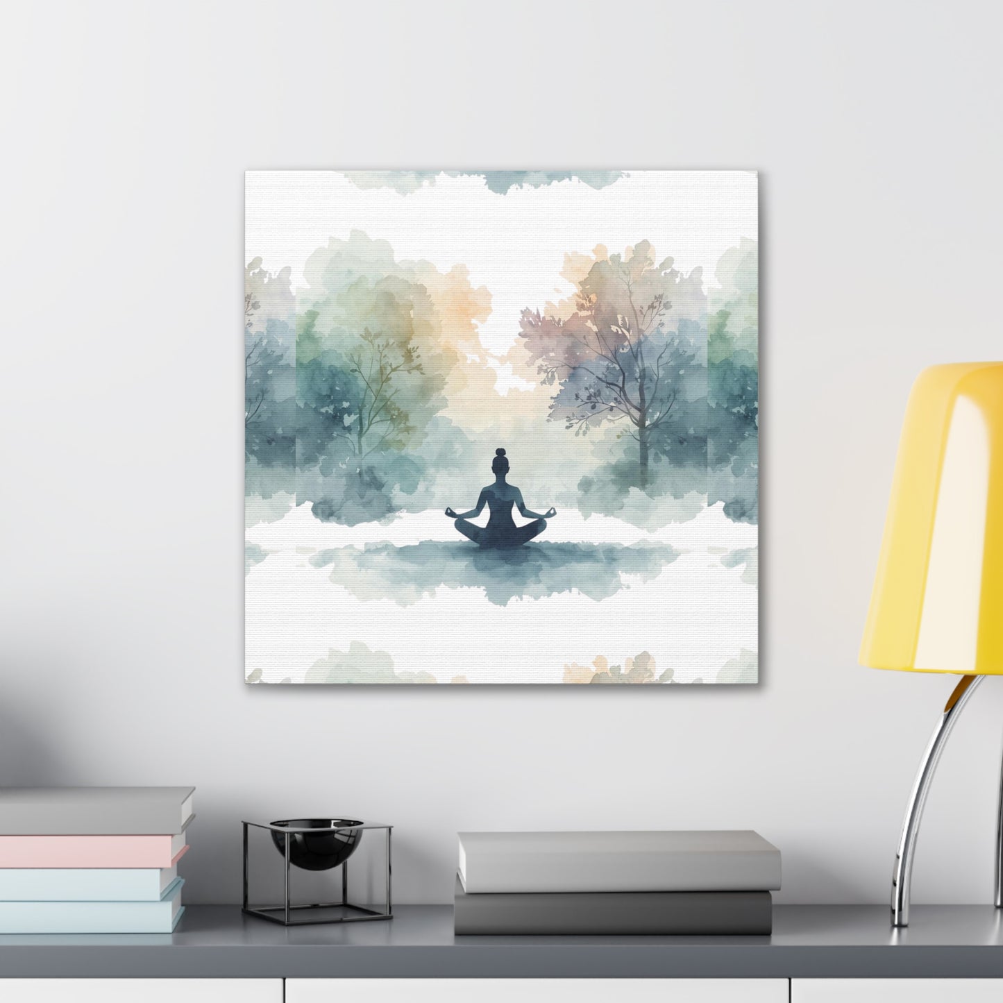Peace Within Meditation Canvas Wall Art | Eco-Limited