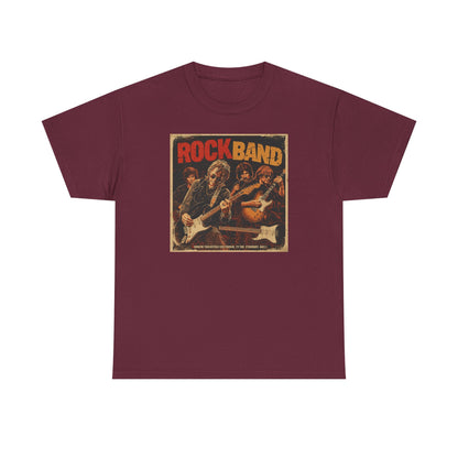 Rock Band Vintage Poster Art T-Shirt | Eco-Limited