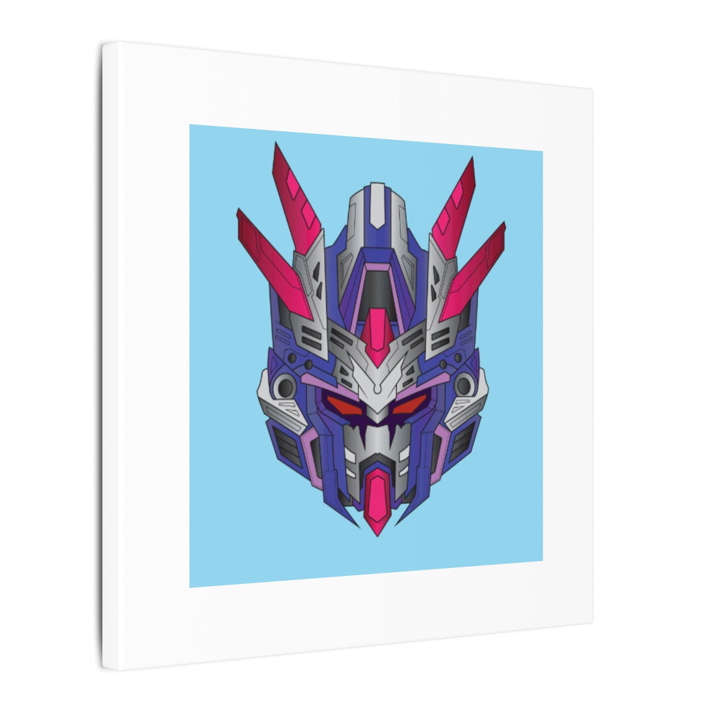 Mecha Warrior Helmet Organic Canvas